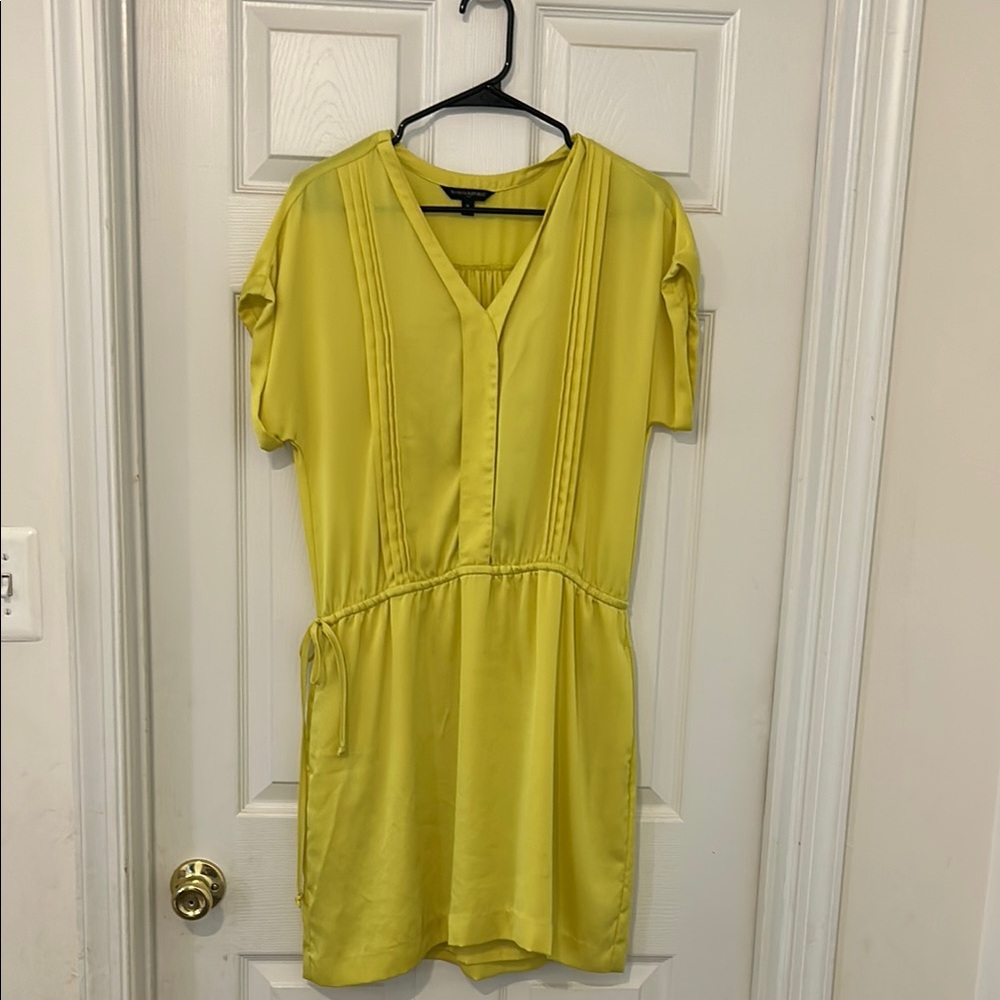 Banana Republic Yellow V-Neck Sundress